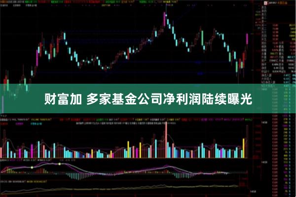 财富加 多家基金公司净利润陆续曝光